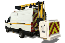 Car Hire Edmonton - 12.5M Cherry Picker 3.5T - Van hire Edmonton